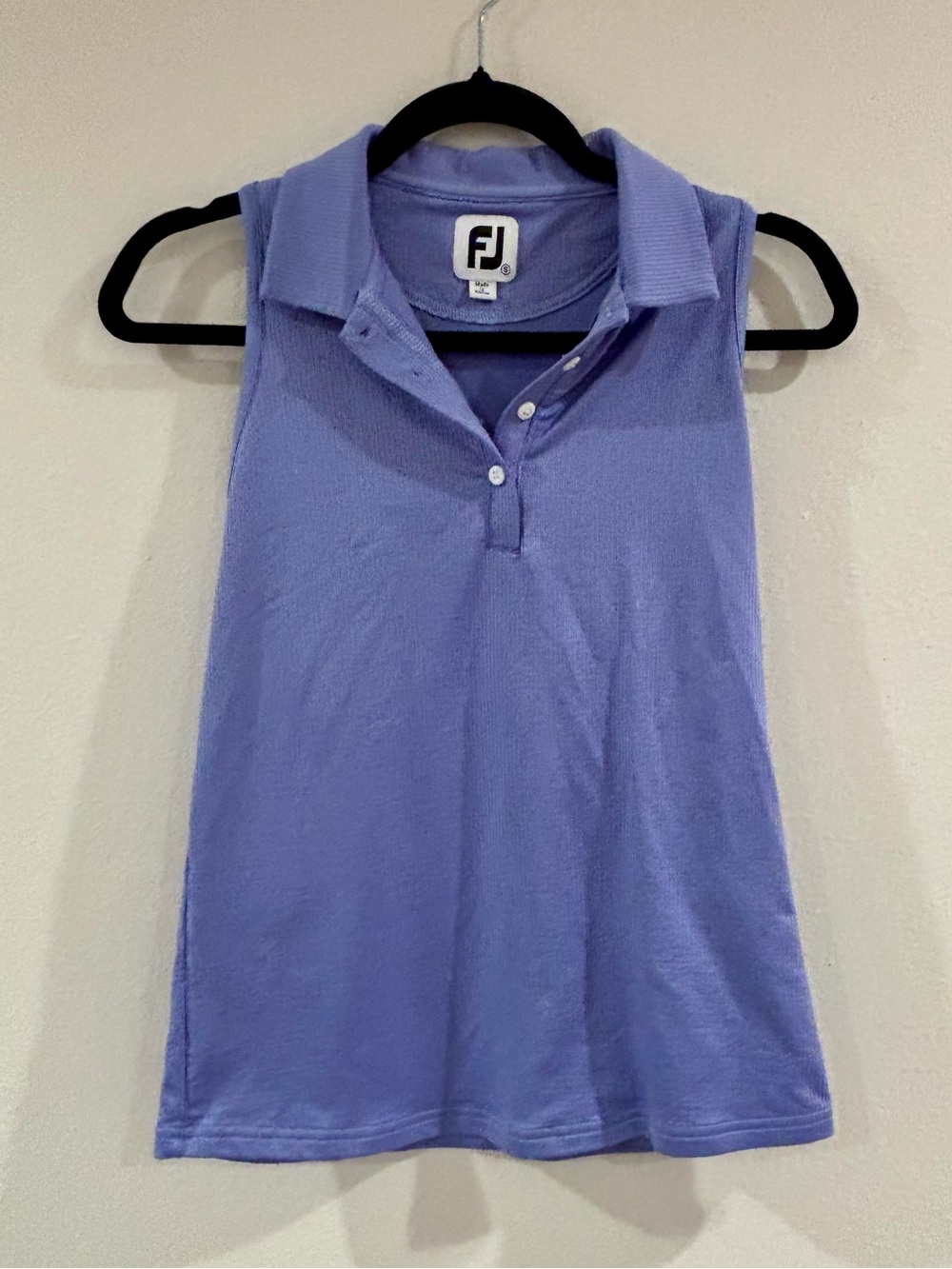 Foot Joy - Lavender Sleeveless Golf Polo Top - Women